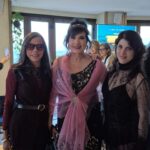 Vera Aninha, a cantora Hanna e Christine Valença