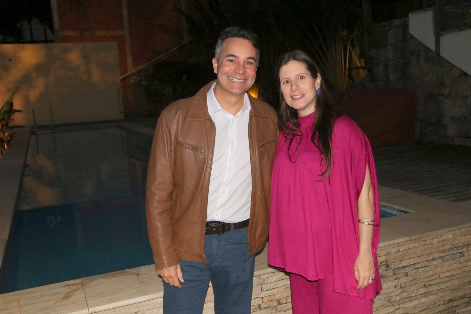 Marcelo Moraes e Evelyn Montesano