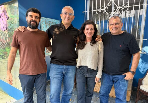 Eric Camargo, João Paulo Reis, Denise Miller e Aarão Marins