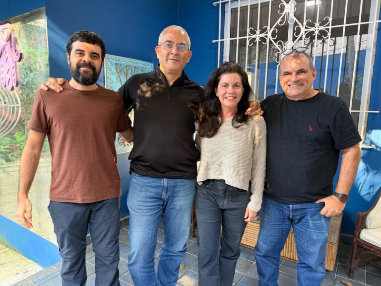 Eric Camargo, João Paulo Reis, Denise Miller e Aarão Marins