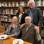 Miro Teixeira e sua mulher,  Leonora Sabino Teixeira, com Zuenir Ventura e Mary Ventura