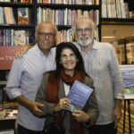 O casal Antonio Tadeu e Cristina Saad com Pedro Tybiricá