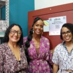 Maju Coutinho com Mariana Gino - CEAP e Verônica Marcílio - Fevelivro