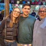 Danielle Schlossarek,  Guilherme Preger e George Patiño-
