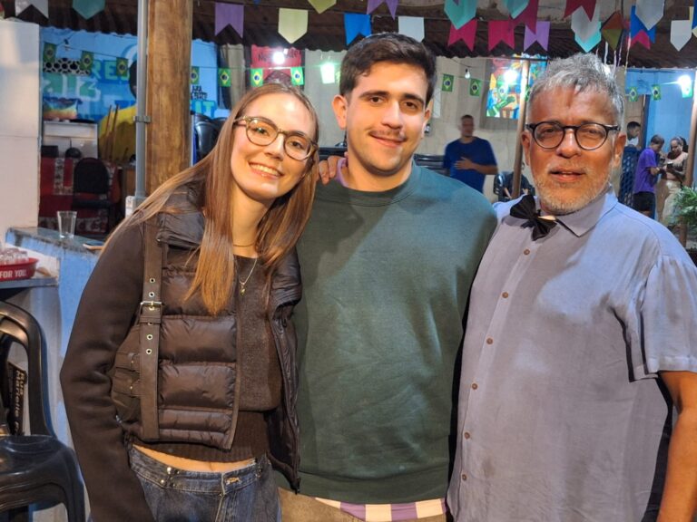 Danielle Schlossarek, Guilherme Preger e George Patiño-