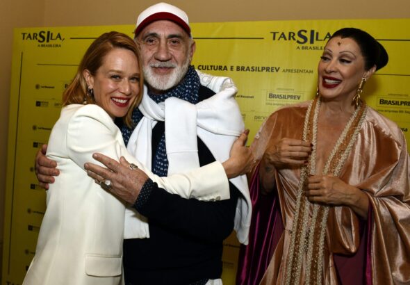 Mariana Ximenes, José Possi Neto e Claudia Raia