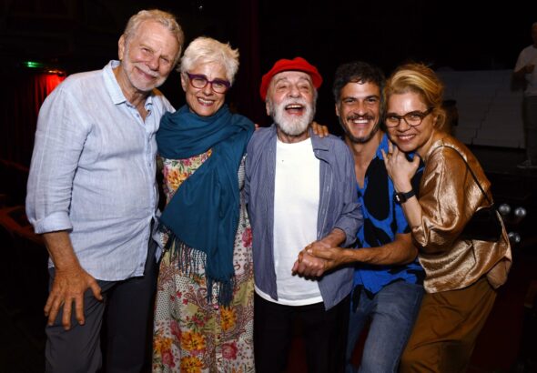 Jonas Bloch, Soraya Ravenle, Renato Borghi, Mateus Solano e Isabel Teixeira