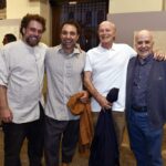 João e Thomaz Velho com  Pedro e Zeca Guimarães