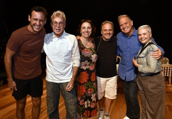 Guilherme Dellorto, Edwin Luisi, Alice Borges, Marcos Breda, Aloisio de Abreu e Luciana Braga