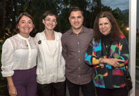 Isabela Vieira, Eduarda Soletti, Rodrigo Andrade e Vanda Klabin