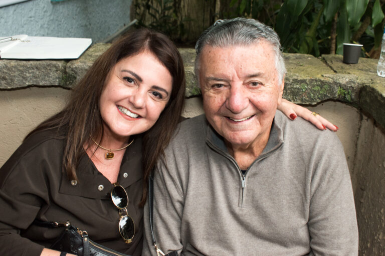 Jaqueline e Arnaldo Cesar Coelho
