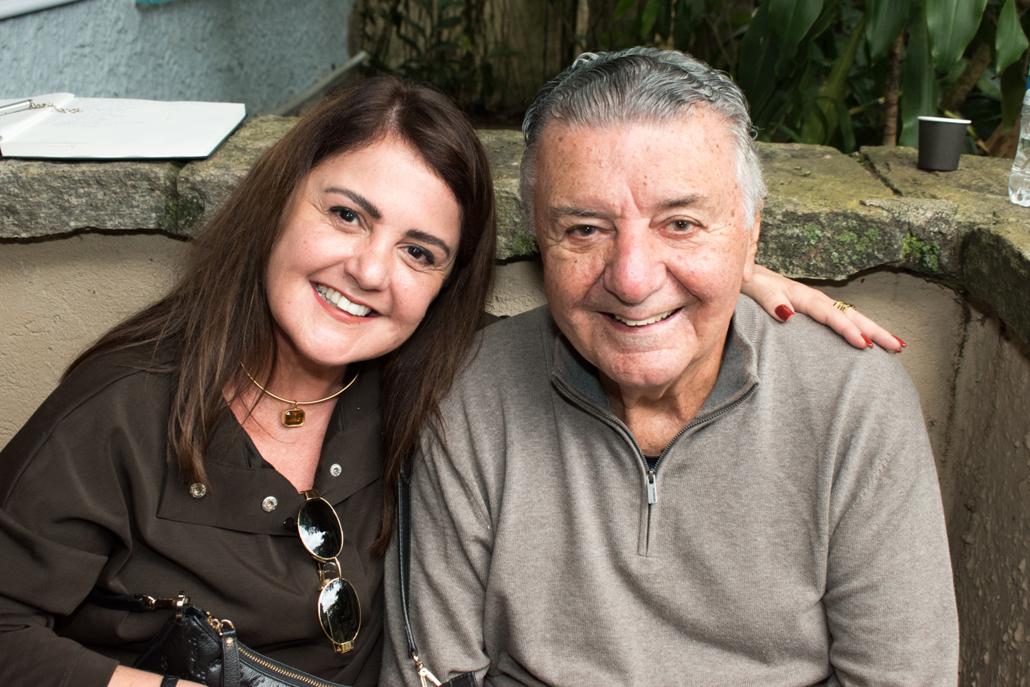 Jaqueline e Arnaldo Cesar Coelho