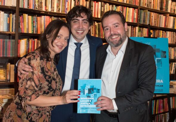 João Carlos Cochlar com Elisa Accioly e Pedro Leal