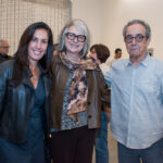 Myra Arnaud Babenco e Beth Jobim com Ascânio MMM