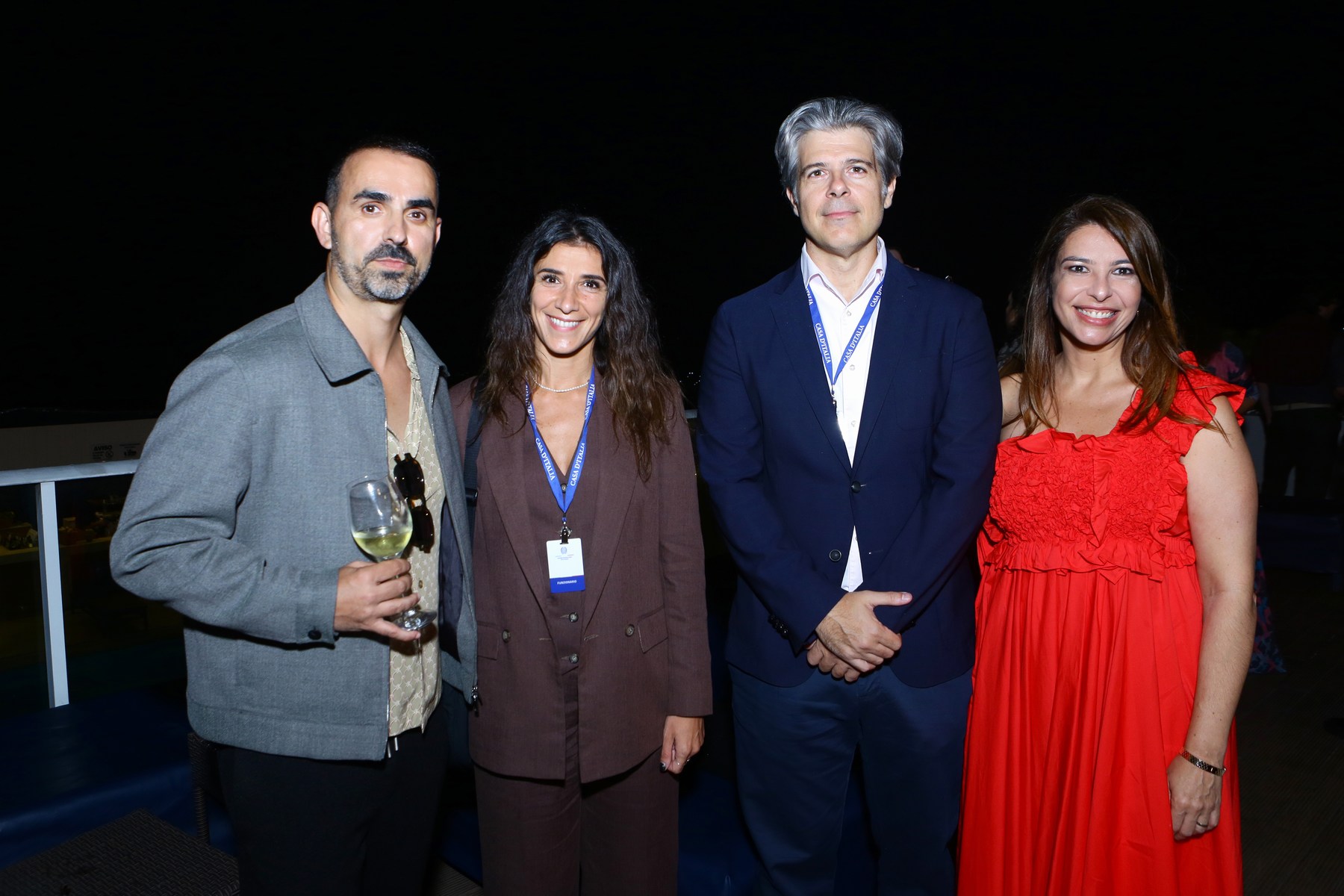 Helder Ribeiro, Elena Ferrara, Pietrino Cadoni e Julia Morales
