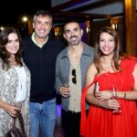 Simone Lima e Luiz Garcia, Helder Ribeiro e Julia Morales