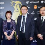 Arthur Chen, a Consul-Geral da China no RJ Tian Min, Zhao Yumeng e o vice consul geral da china Wang Haitao