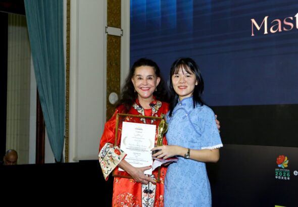 Lucelia Santos e Wang Ting