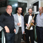 Willians Haubrichs, Sérgio Chamone o saxofonista Renan de Castro e Marcelo Antunes