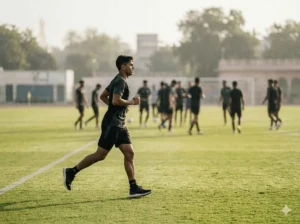Athlete returning to full training ahead of the upcoming tournament