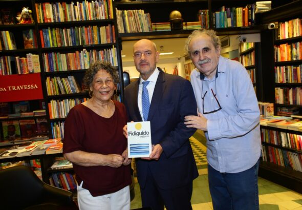 Tina Correia, Ricardo Couto e Ancelmo Gois,